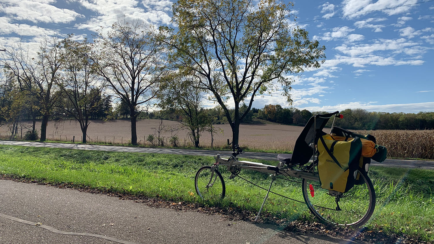 Linear Recumbent on the Badger State Trail